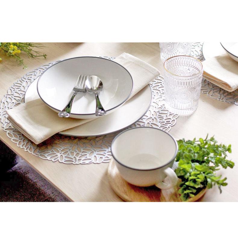 マナベインテリアハーツ ランチョンマット 4枚セット PVC