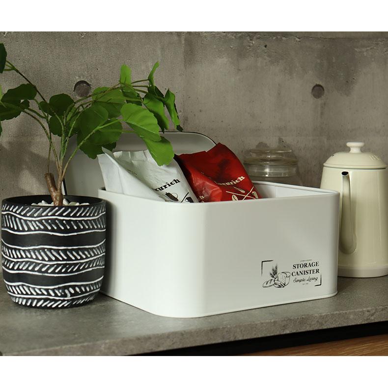 マナベインテリアハーツ ブレッドボックス パン入れ 食パン ホワイト