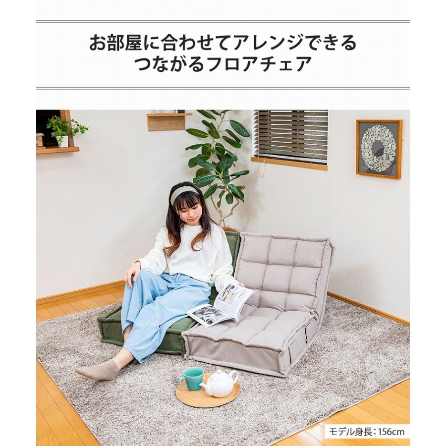 ソファ ソファー sofa 椅子 腰掛 【通販限定】スプリング座面の繋がるコンパクトソファ ハーブス｜manacs｜06