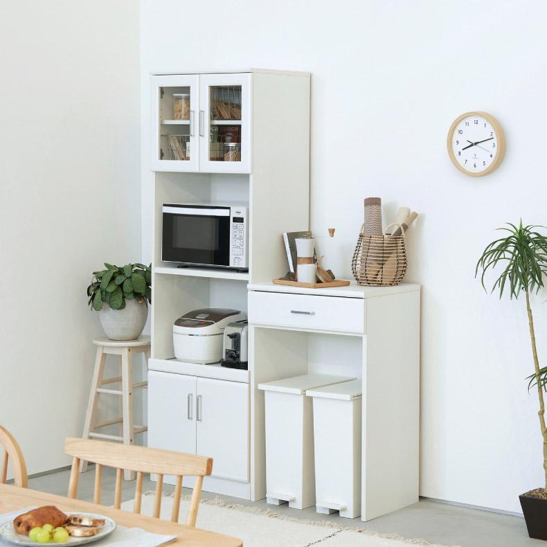 食器棚 食器入れ レンジ台 レンジボード ベアルモ（BRM-1855SL