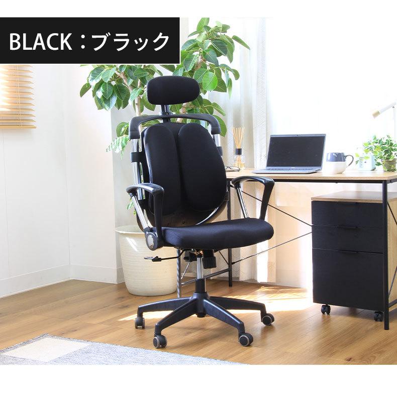 オフィスチェア 疲れない 腰痛 腰痛対策 姿勢 姿勢改善 骨盤矯正 人間工学 ワークチェア パソコンチェア ヘッドレスト リクライニング 肘付き ルカーノ_16