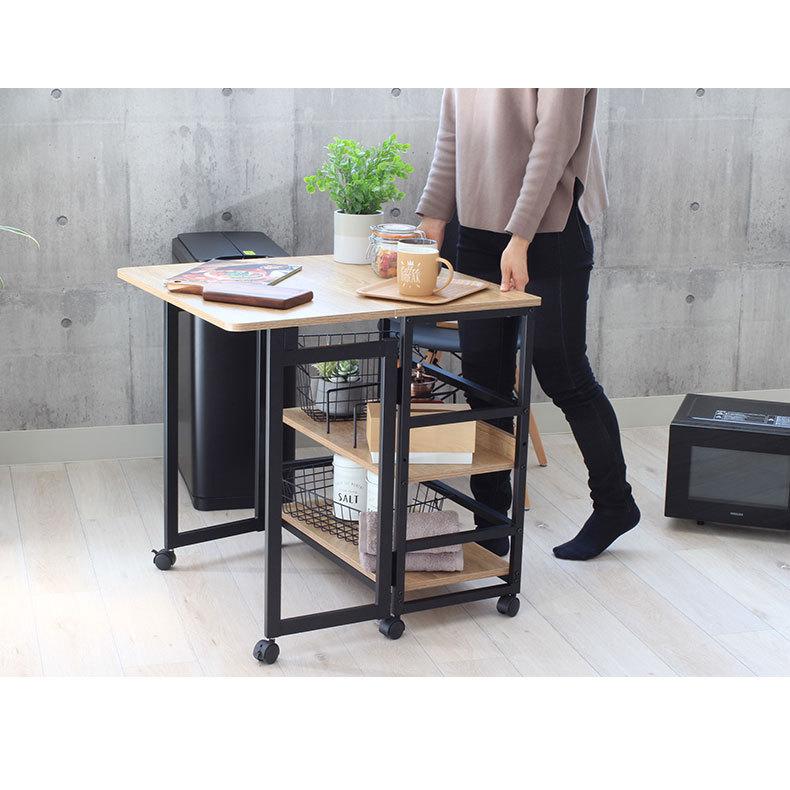 折りたたみ　バタフライデスク　キャスター付き　コンセント付き　折りたたみデスク マナベインテリアハーツ デスク 折りたたみ パソコンデスク 机