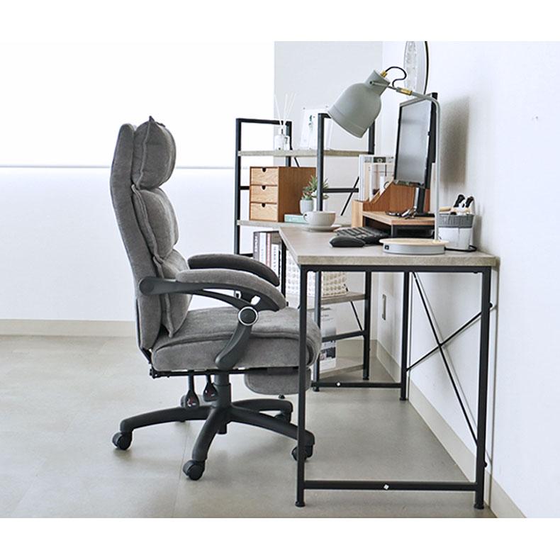 マナベインテリアハーツ ワークチェア リクライニング ヘッドギア