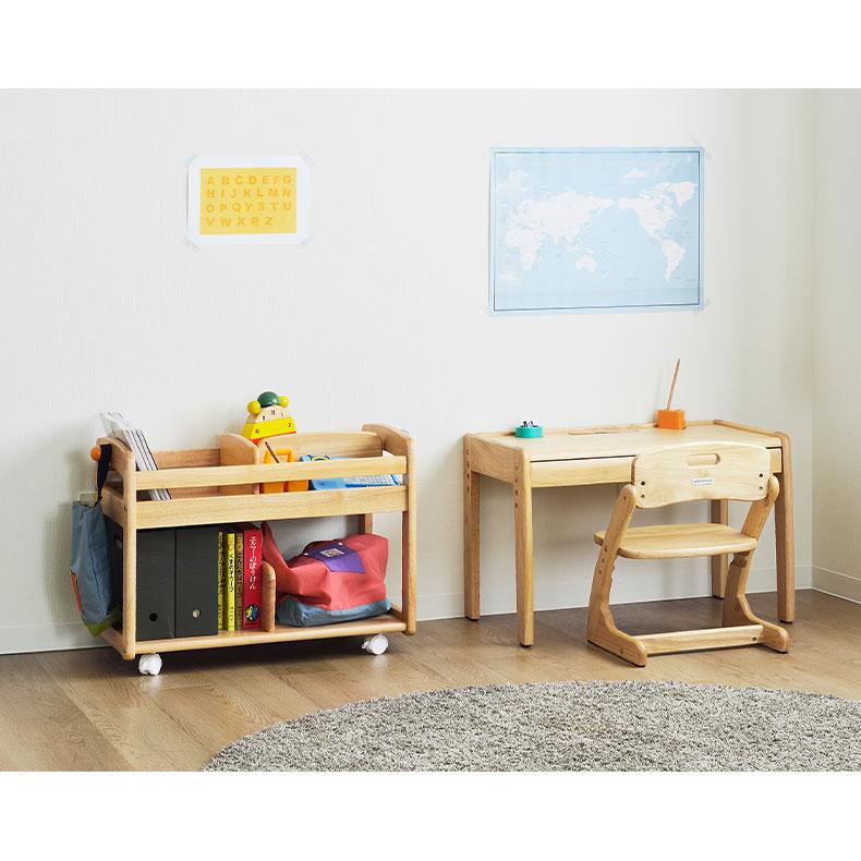 ブックシェルフ キッズブックワゴン 大和屋 トイラック おもちゃ収納