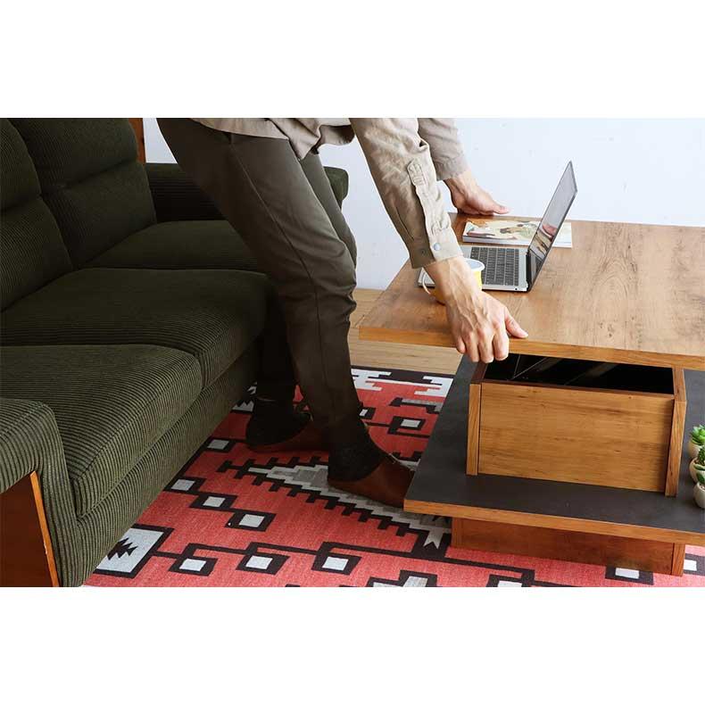 センターテーブル テーブル 机 座卓 つくえ リフトアップテーブル