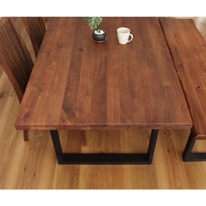 マナベインテリアハーツ 無垢材 テーブル 4人掛け 4人 160cm 幅160