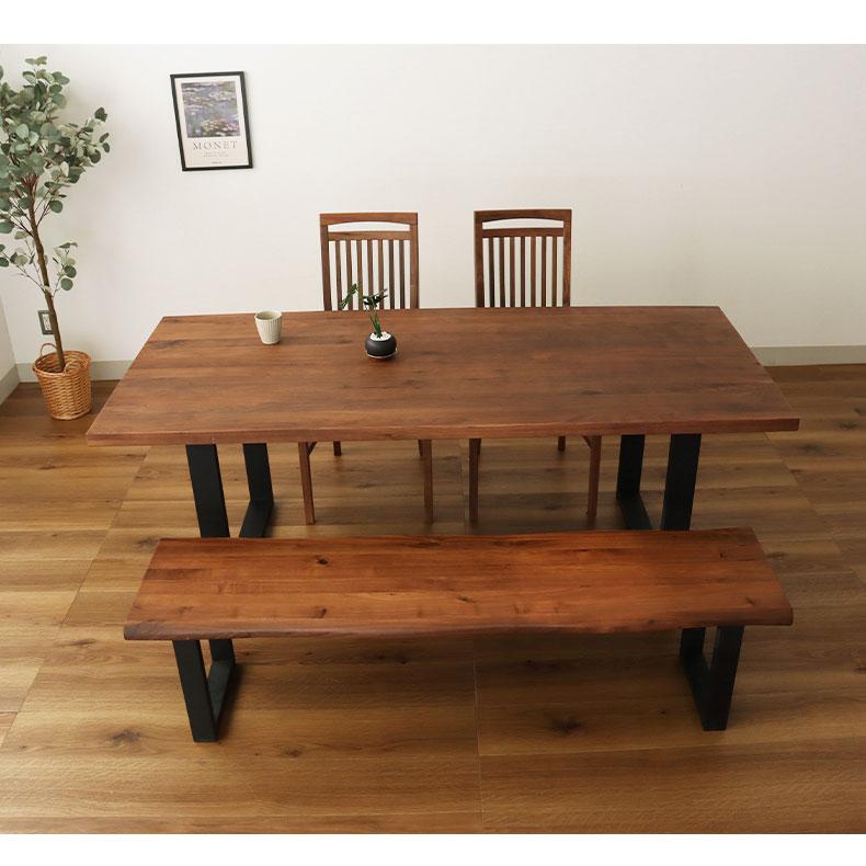 マナベインテリアハーツ 無垢材 テーブル 4人掛け 4人 160cm 幅160