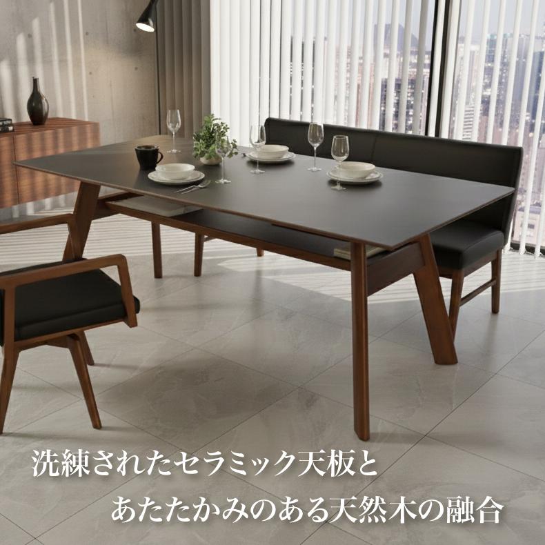 マナベインテリアハーツ ダイニングテーブル 傷 汚れに強い 耐熱