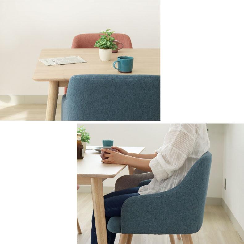 マナベインテリアハーツ ダイニングチェアー 肘付きチェア チェア 肘