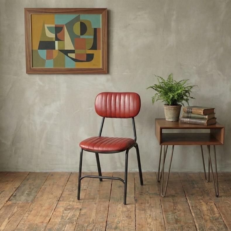 マナベインテリアハーツ チェア チェアー おしゃれ スチール脚 レトロ