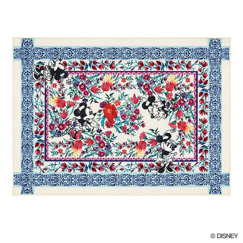 カーペット ラグ 敷物 絨毯 じゅうたん 133x185cm MICKEY / Royal garden RUG ミッキー / ロイヤルガーデンラグ DRM-1060_1