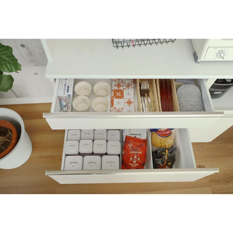 マナベインテリアハーツ 組み換え 食器入れ オリジナル レンジ台