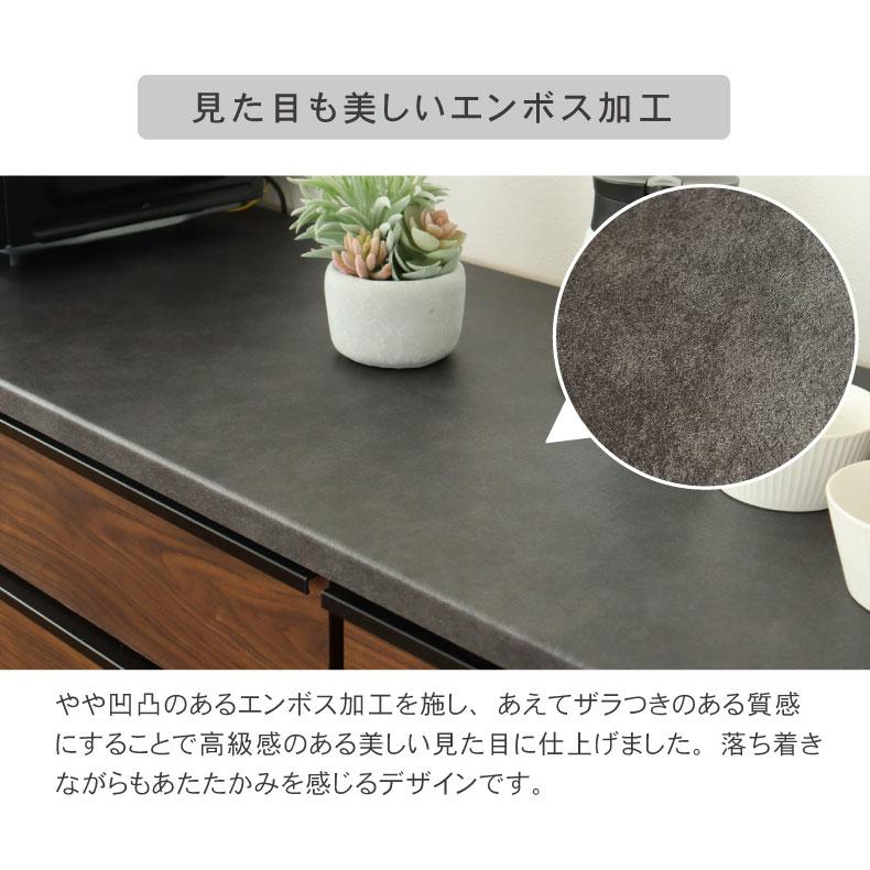組み換え 食器入れ オリジナル レンジ台 幅160cm カウンター用天板 ハイフレックスの画像