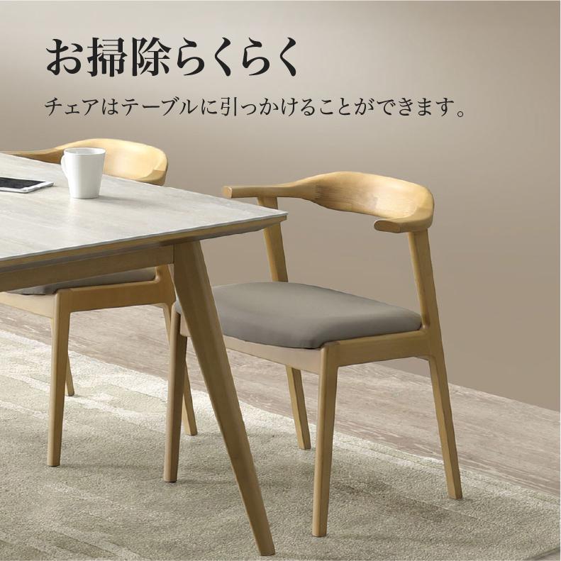 oamme05デーブ4点セット！ テーブル チェアx2 ベンチ セラミック天板 合皮座面 180幅ダイニング4