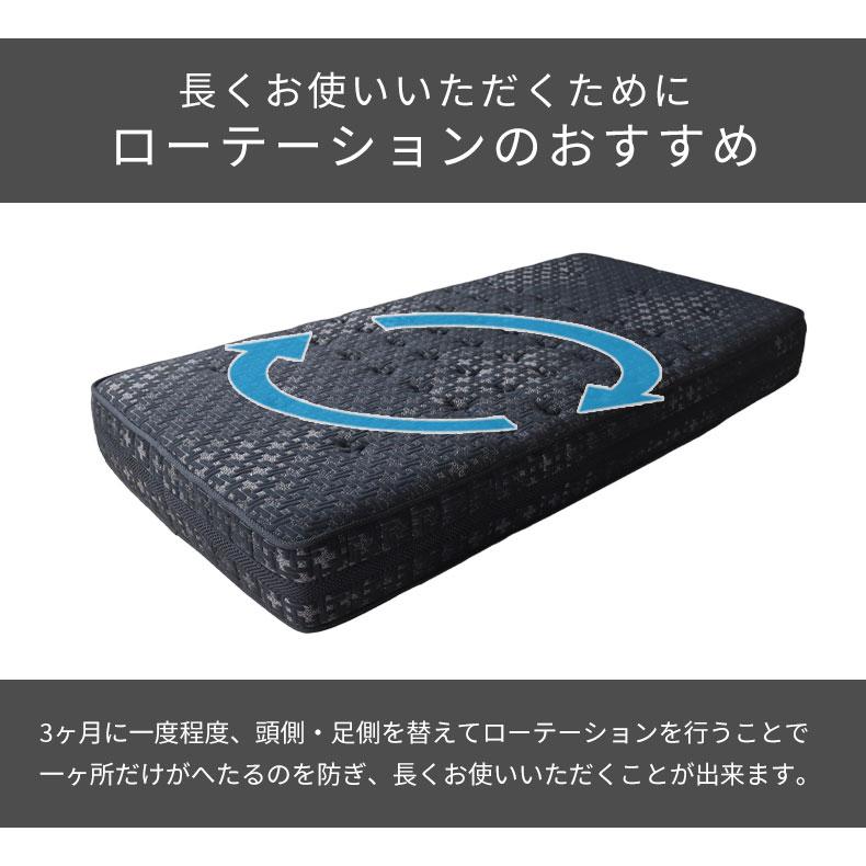 マナベインテリアハーツ マットレス シングル 3ゾーン 点で支える 腰痛