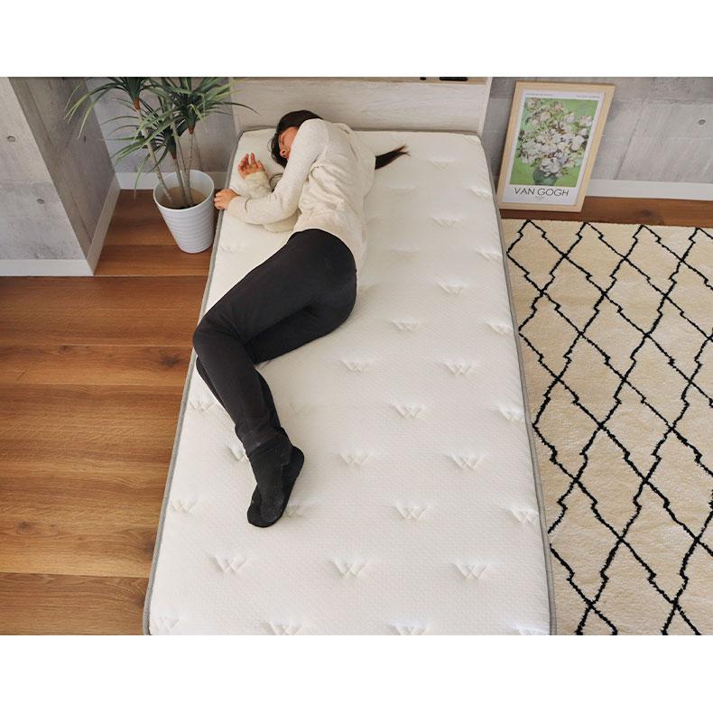 マナベインテリアハーツ ベッド ベッドマットレス テイジン 送料無料
