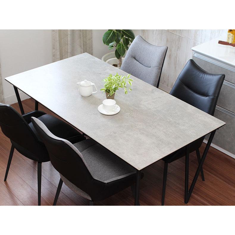 セラミックテーブル セラミック 135cm 石目調 ダイニングテーブル 4人
