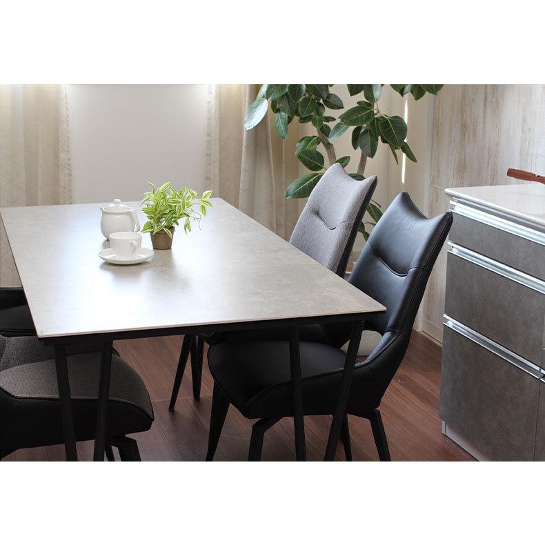 セラミックテーブル セラミック 135cm 石目調 ダイニングテーブル 4人