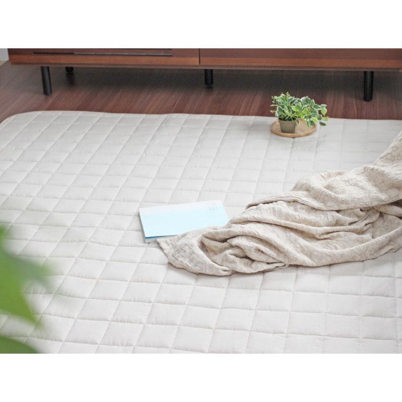 ラグ カーペット 洗える コットン リネン 3畳 185×240cm