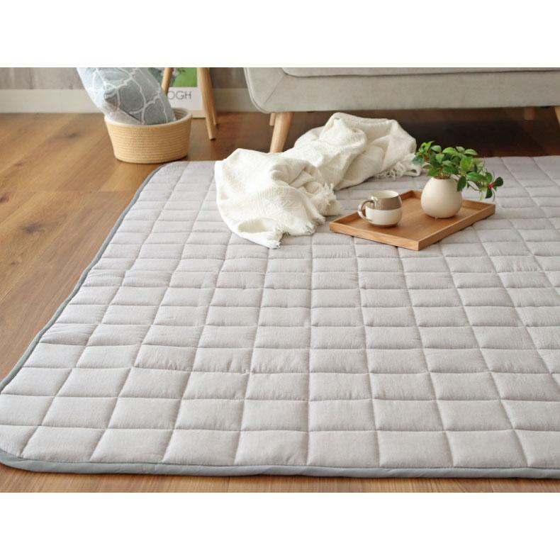 ラグ カーペット 洗える コットン リネン 3畳 185×240cm