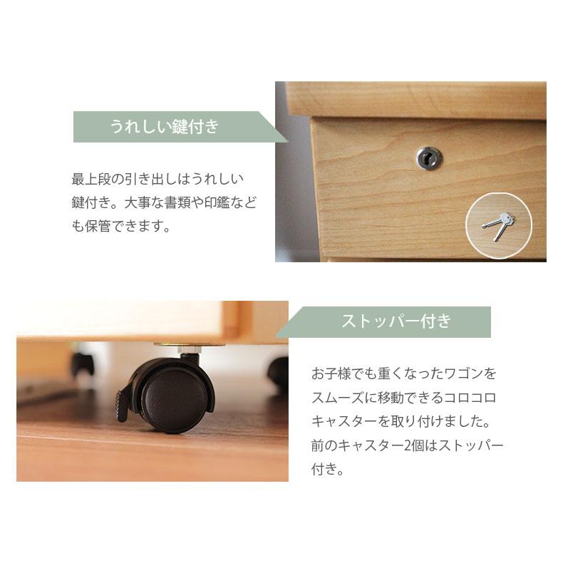 学習机 学習デスク 勉強机 子供机 リビング学習 学習デスクワゴン ロミオ2_7