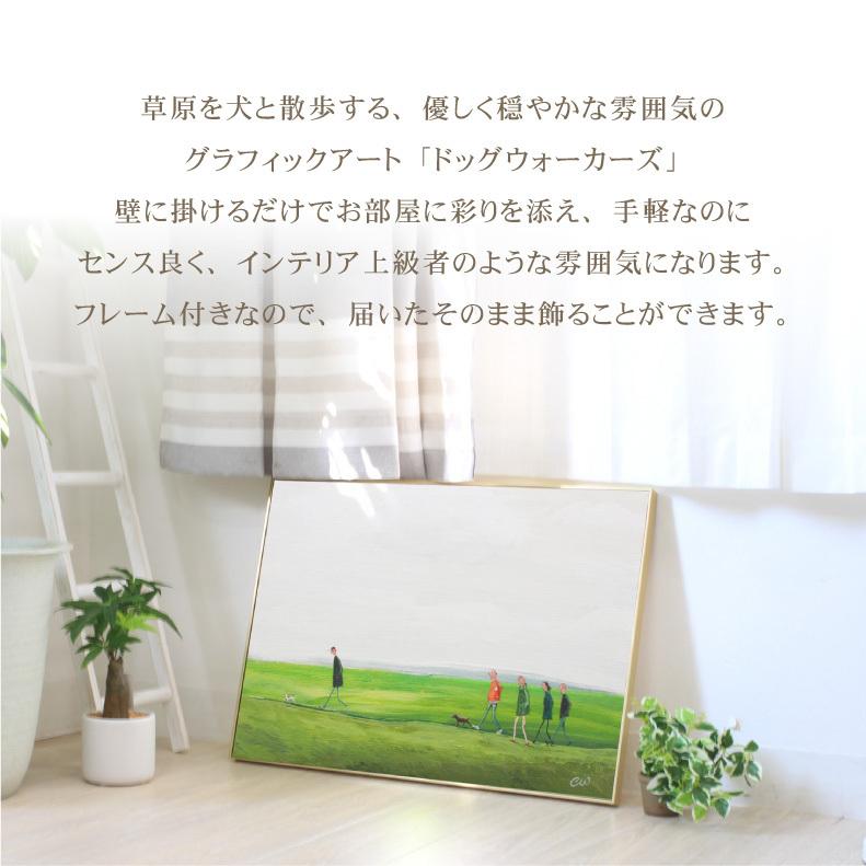 アート 日本産 絵画 フォト プレゼント お祝い ドッグウォーカーズ