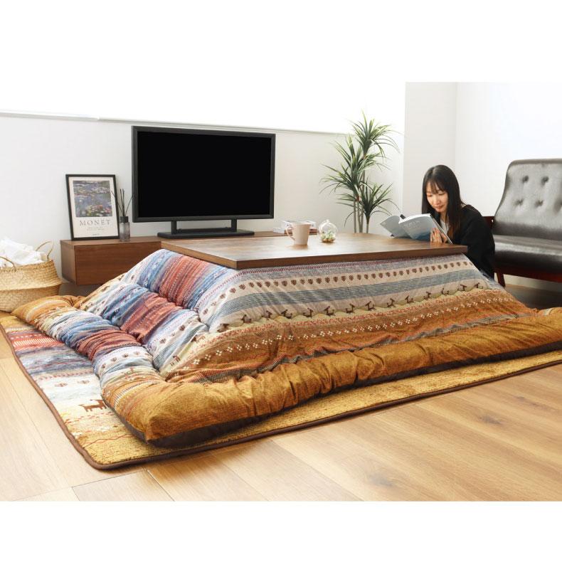 国産 日本製 長方形 こたつ布団 205x245cm こたつ厚掛け布団 ラディ 全2色の画像