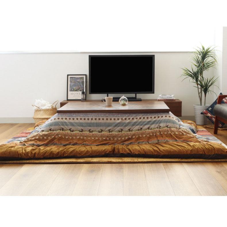 国産 日本製 長方形 こたつ布団 205x245cm こたつ厚掛け布団 ラディ 全2色の画像