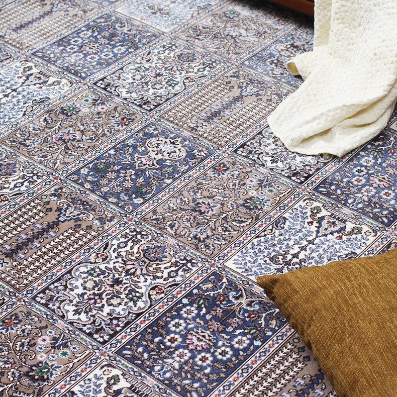 カーペット おしゃれ 韓国 6畳 アンティーク 240x330 モケット ラグ サンレモ 