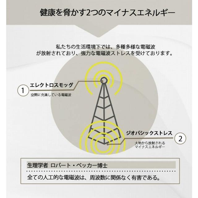 CMC 携帯用 広範囲 電磁波防止 ロッド1 (1.5g充填) 5G 電磁波