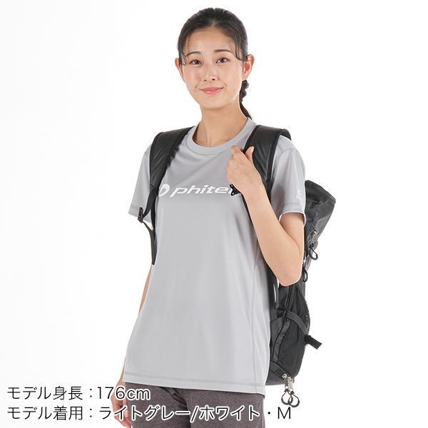 Phiten ファイテン Tシャツ NEW RAKUシャツ 半袖 ロゴ入