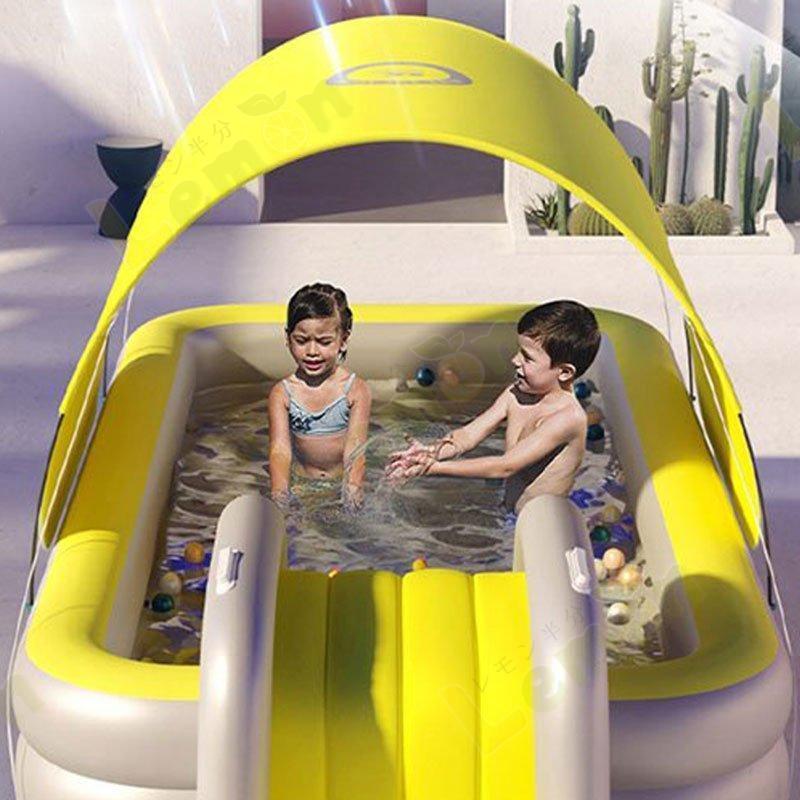 プール すべり台付き 大型 家庭用 電動ポンプ付き 滑り台付き ビニールプール 屋根付き シェード付き スライダー 大きい 長方形 2.1m プール すべり台付き 大型 家庭用 電動ポンプ付き 滑り台付き ビニールプール 屋根付き シェード付き スライダー 大きい 長方形 1m 約