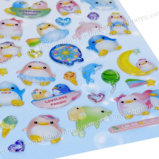 ペンギン ドロップシール かわいい 水族館グッズ ラブリーメモリーズ