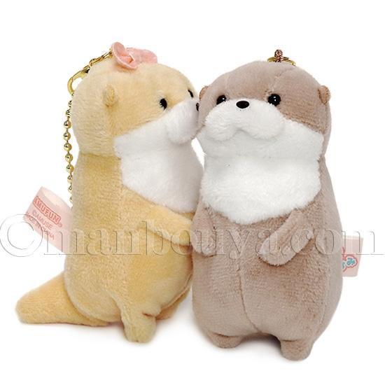 カワウソぬいぐるみ ストラップ 36個まとめ売り カワウソ ぬいぐるみ 動物 キーホルダー アミューズ AMUFUN ニコニコ