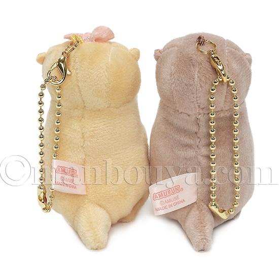 カワウソ ぬいぐるみ 動物 キーホルダー アミューズ AMUFUN ニコニコ