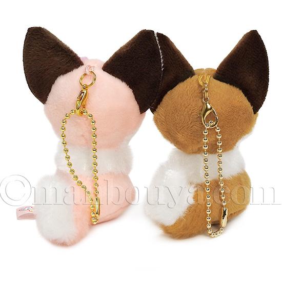 キツネ ぬいぐるみ 動物 キーホルダー アミューズ AMUFUN ニコニコぺあ