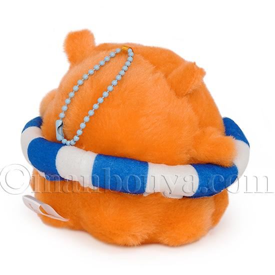 あんみつ。オレンジ、黄色系レース付きぬいぐるみクーファン KGF-04 ミニぬいぐるみ キービィイエロー｜三英貿易株式会社