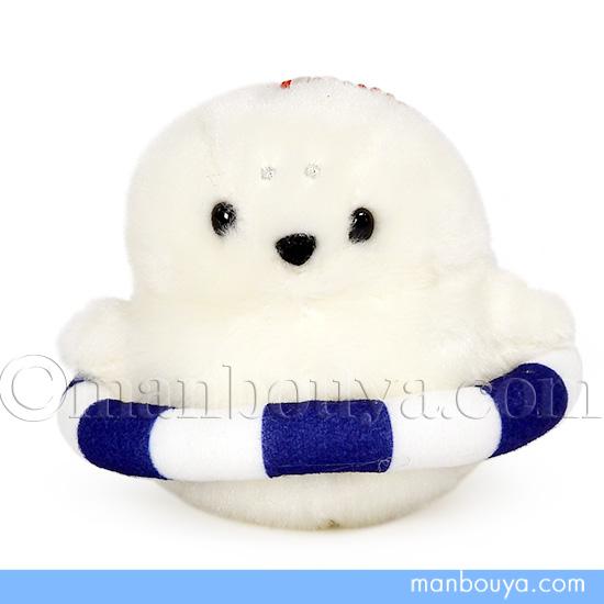 モンスイユ　MAY BLUE アザラシ　ぬいぐるみ　中古品　② アザラシ ぬいぐるみ かわいい AMUFUN アミューズ かなづち