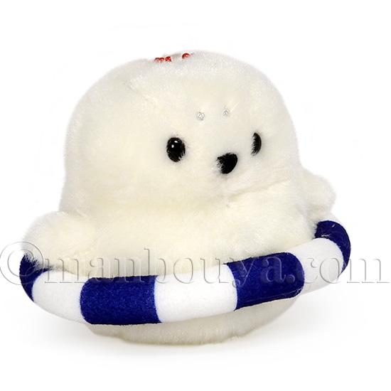 アザラシ ぬいぐるみ かわいい AMUFUN アミューズ かなづち