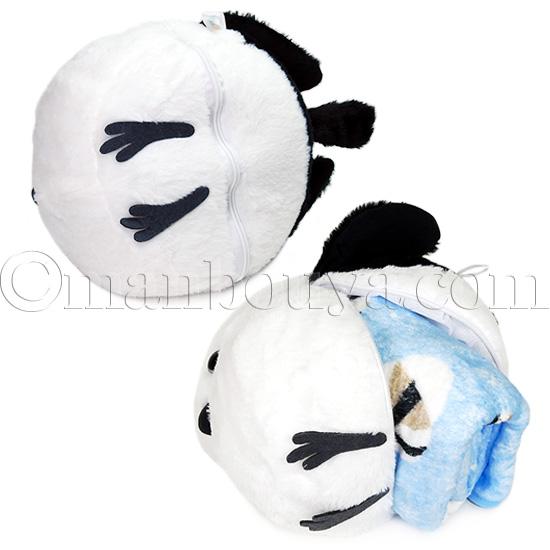 シマエナガ グッズ ぬいぐるみ ブランケット かわいい ブルー