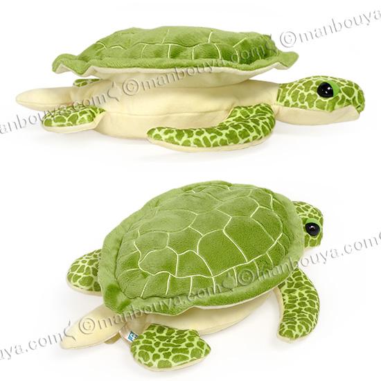 カメのぬいぐるみ おもしろ ギミック A-SHOW 栄商 卵から ウミガメ