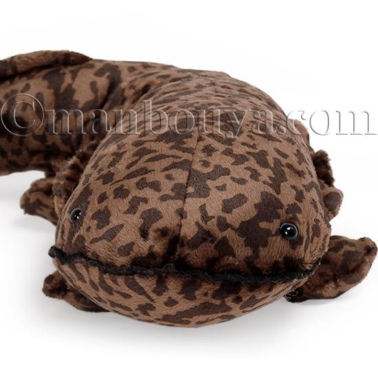 ハンドメイド　麻ぐるみ　オオサンショウウオ　105㎝！BIG！実物大！大山椒魚 ハンドメイド 麻ぐるみ オオサンショウウオ 105㎝！BIG！実物大