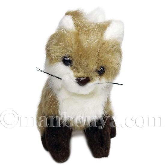 キツネのぬいぐるみ きつね 狐 動物 A-SHOW キタキツネ 座り S