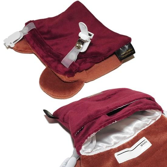 くま雑貨 移動ポケット クリップ付 ポケットポーチ A-SHOW アニマル