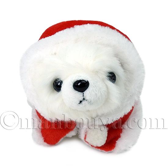 新品タグ付き　クリスマス　ワンチャン　犬　ぬいぐるみ 楽天市場】【880円OFF】犬 服 冬 くまちゃん サンタ ポンチョ