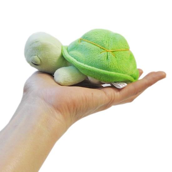 カメのぬいぐるみ 水族館 グッズ ふわふわ 手のひらサイズ A