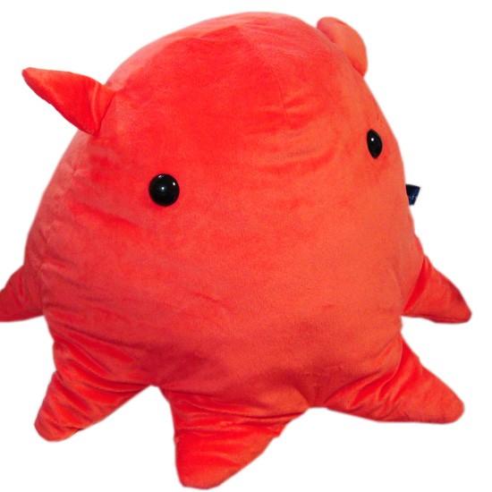 赤いめんだこクッション2個 メンダコのぬいぐるみ 水族館 グッズ A-SHOW（栄商） 深海魚シリーズ