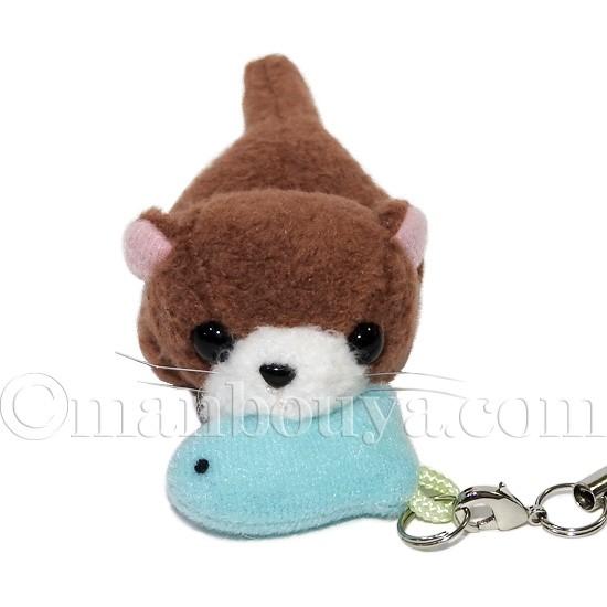 カワウソ ぬいぐるみ グッズ 雑貨 A-SHOW 栄商 ぱっくんクラブ 携帯