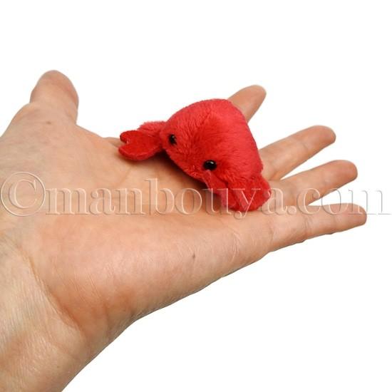 カニ ぬいぐるみ A-SHOW ムニュマムお手玉 蟹 デカ目バージョン 5.5cm