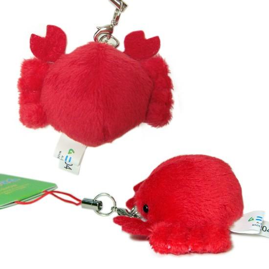 カニ グッズ ぬいぐるみ 水族館 A-SHOW 栄商 ムニュマム 携帯